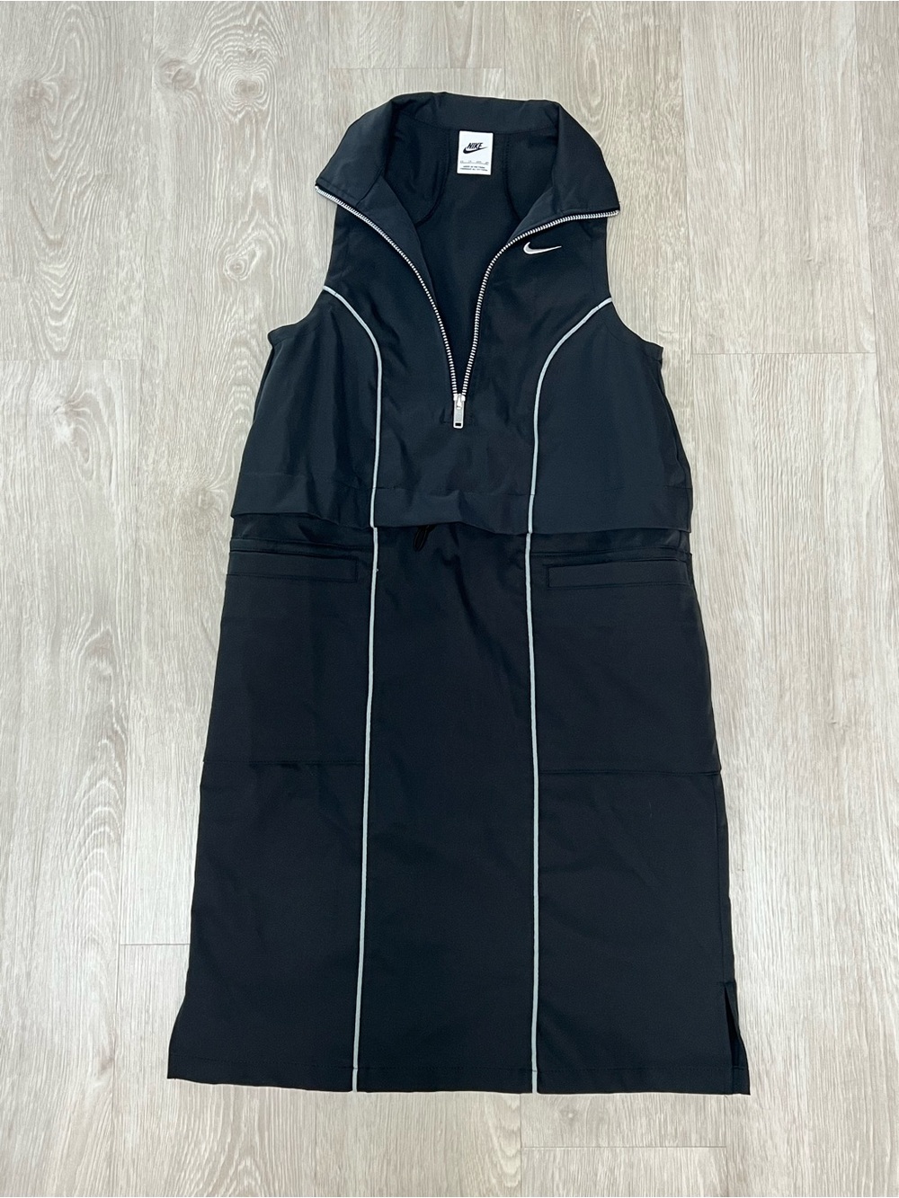 Nike Black Sleeveless Midi Dress XS